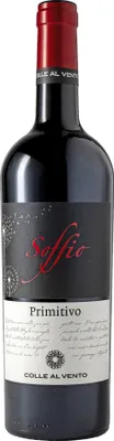 Produktbild von Colle al Vento Soffio Primitivo di Manduria DOP Rotwein | Italien | 15,0 % Vol.