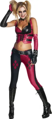 Obrázok produktu pre Dámsky kostým Harley Quinn z filmu Batman Arkham City™ Medium