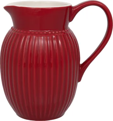 Produktbild von Greengate Krug ALICE CLARET RED Rot 0,5 Liter Everyday Geschirr Weinrot