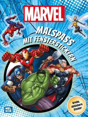 Produktbild von MARVEL: Malspaß mit Fensterstickern