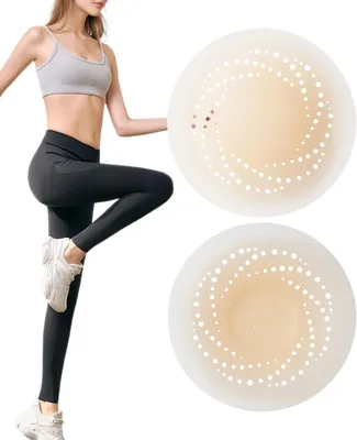 Productafbeelding van Zelfklevende Tepelcovers - Herbruikbare Covers - Ondersteuning Kleding - Onzichtbaar Ontwerp - 8.5 cm Diameter - Huidkleurig