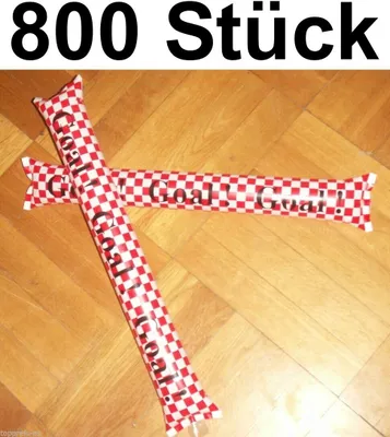 Produktbild von 800x LÄRMSCHLÄGER KROATIEN ENGLAND JAPAN FUßBALL WM EM KLATSCHSTÄBE NOISY STICK SCHWEIZ ÖSTERREICH DÄNEMARK