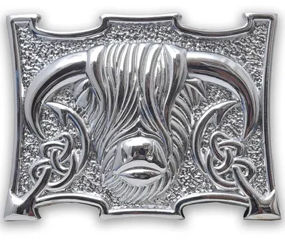 Imagen del producto de Cinturón para kilt Heilan Coo con elegantes diseños celtas