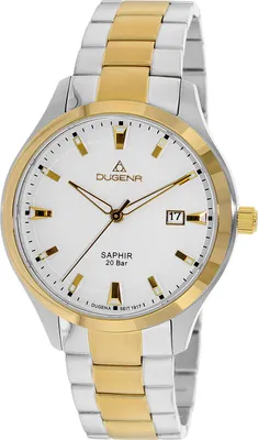 Produktbild von Dugena 4460976 Herren-Armbanduhr, Edelstahl-Gehäuse, Metall-Armband
