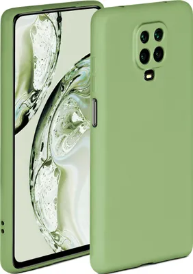 Produktbild von Soft-Case für Xiaomi Redmi Note 9 Pro, Farbe:Bambusgrün