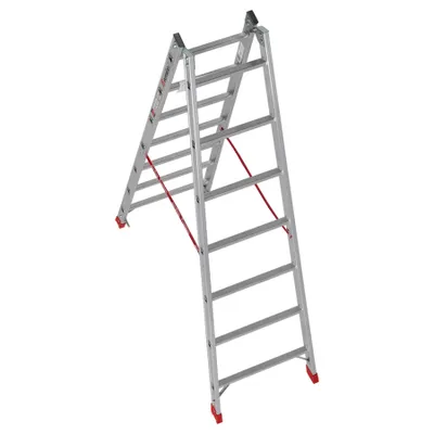 Produktbild von Euroline Premium 305 Sprossenstehleiter 2x8 Sprossen