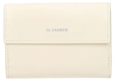 Produktbild von Jil Sander Geldbörse aus Leder in Weiss