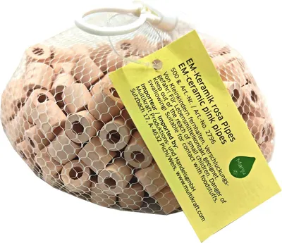Produktbild von Multikraft EM Keramik rosa Pipes 500g Mit Effektiven Mikroorganismen gebrannter Ton zur Schadstoffaufnahme