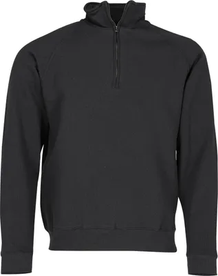 Produktbild von Fruit of the Loom Classic Zip Neck Sweat ,Farbe: schwarz ,Größe: L