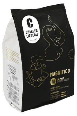 Image de Kaffeepads Charles Liégeois Magnifico, 30 Stk.