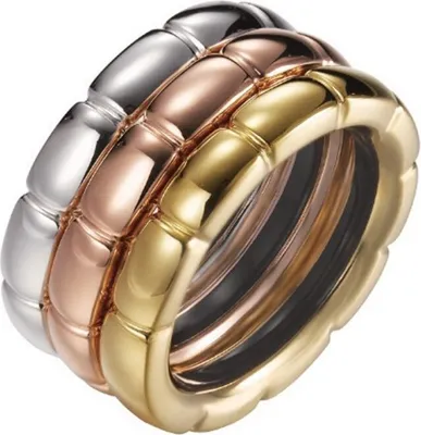 Produktbild von Joop Damen Ring Silber tricolor LIA JPRG90729A, Ringgröße:55 (17.5 mm Ø)