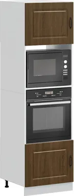 Produktbild von Möbel Herdumbauschränke 2 Stk. Kalmar Braun Eichen-Optik Holzwerkstoff - Küchenschränke 3315038