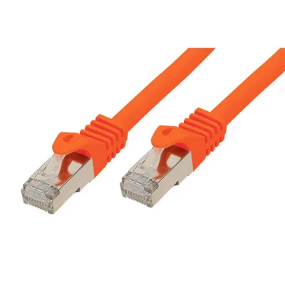 Produktbild von Patchkabel cat 7 S/FTP PIMF Halogenfrei orange 15m