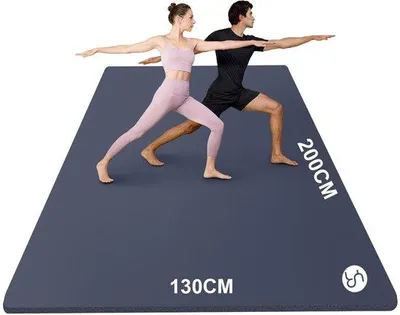 Produktbild von Yoga-Matte, 200x120 cm - 10 mm dick, aus NBR - rutschfest - ideal für Pilates