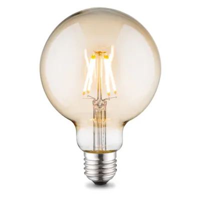 Produktbild von LeuchtenDirekt LED Filament G95 Globe 4W = 35W E27 Gold 400lm warmweiß 2700K DIMMBAR