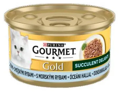 Obrázek produktu pro PURINA Gourmet Gold Succulent Delights Ocean fish - mokrá krmiva pro kočky - 85 g