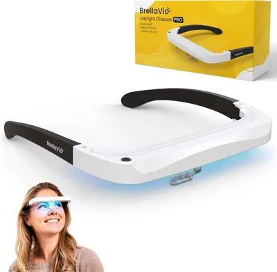 Produktbild von Tageslichtbrille 12000 Lux LED Tageslichtsimulation tragbar