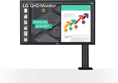 Zdjęcie produktu dla LG 27QN880-B, 68,6 cm (27"), 2560 x 1440 px, Quad HD, LCD, 5 ms, Czarny