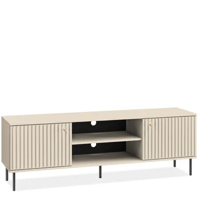 Obrázok produktu pre KONSIMO TV stolík "DROMA", krémový, drevo, elegantný, 160x53x40cm