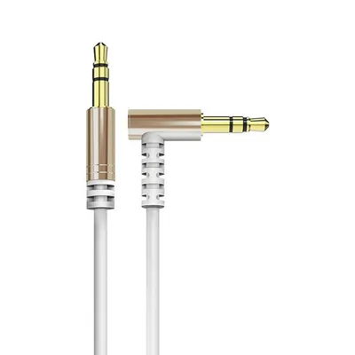 Immagine prodotto di Cavo AUX mini jack 3,5 mm Dudao angolare - Bianco KP26482