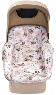 Produktbild von Jukki Set für Kinderwagenwanne – Nestchen-Protektor + Spannbettlaken 80x40 cm, 100% Baumwolle – Secret Garden
