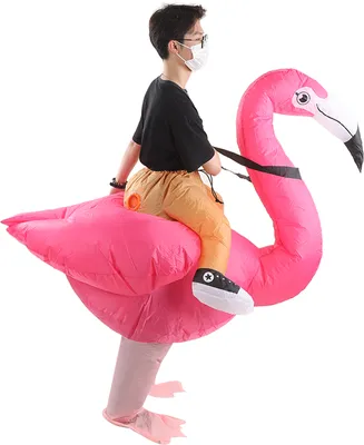 Immagine prodotto di Costume gonfiabile, costume gonfiabile da fenicottero, costume piatto di Halloween, costume gonfiabile per adulti, costume da fenicottero, costume di Halloween