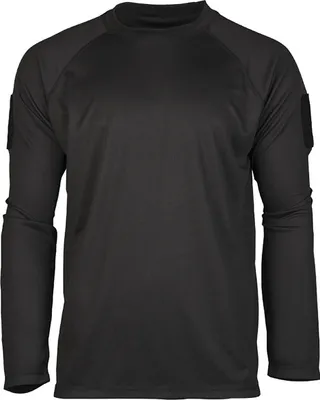 Obrázok produktu pre Mil-Tec Tactical Quick Dry Langarmshirt schwarz : M