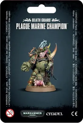 Produktbild von Warhammer 40.000 Death Guard Plague Marine Champion