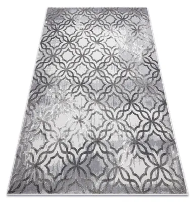 Produktbild von Modern NOBLE Teppich 1532 45 Vintage, Marokkanisches Spalier - Strukturell zwei Ebenen aus Vlies grau Grau 120x170 cm