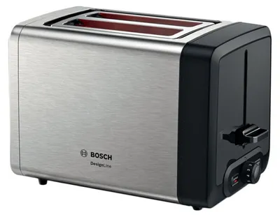 Produktbild von Bosch TAT4P420, 2 Scheibe(n), Schwarz, Edelstahl, Edelstahl, 970 W, 220-240 V, 300 mm
