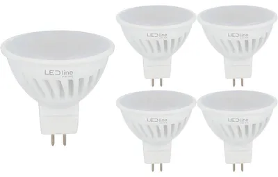 Produktbild von LED line PRIME LED Spot GU5.3 MR16 5W 600lm 12V 5 Stück