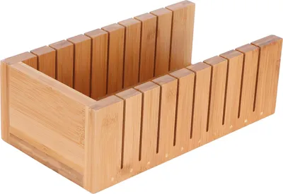 Obrázek produktu pro Sada nástrojů na krájení mýdla Dřevěná forma na krájení chleba s rovným vlnitým nožem z nerezové oceli