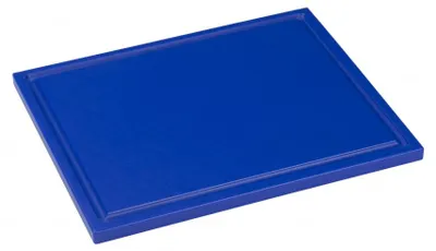 Produktbild von Interlux Schneidebrett mit Saftauffangrinne - 325x265x15mm - Blau