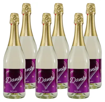 Produktbild von Massard Sekt DANKE -trocken- (6 x 0,75L)