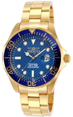 Produktbild von Invicta Pro Diver 14357 Herren Uhr - Quarzwerk - Edelstahl mit Blau Zifferblatt - 47 mm