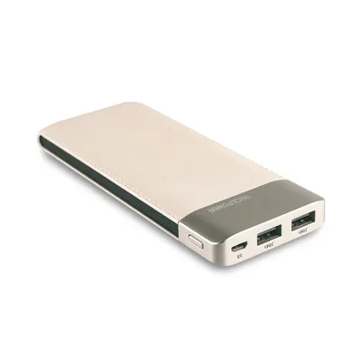 Produktbild von RealPower Powerbank PB-8000 Fashion Champagner      8.000mAh