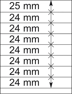 Produktbild von Lindner 802800 T-Blanko-Blätter - 1 Stück