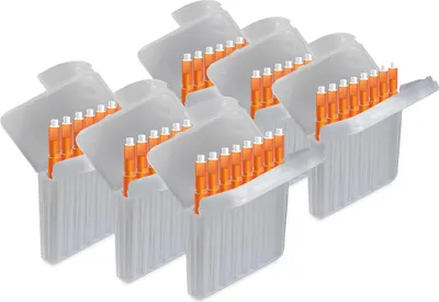 Produktbild von JB White 48 Stück Cerumenfilter für Hörgeräte kompatibel mit Starkey Hear Clear Hörgeräten und Kind evo / evoR | Cerumen Filter Höhe: 1,5 mm | Durchmesser 1,7 mm, orange
