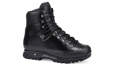 Produktbild von Hanwag Yukon Herren Bergschuhe mit Lederfutter und griffiger Vibramsohle schwarz EU 46,5