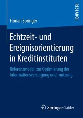 Produktbild von Echtzeit- und Ereignisorientierung in Kreditinstituten