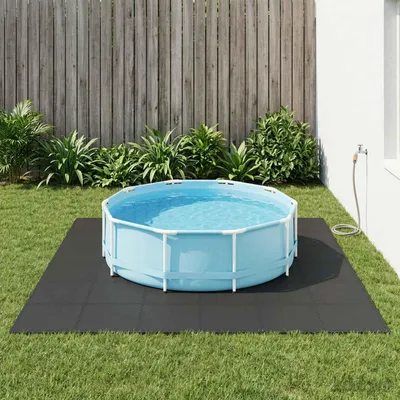 Produktbild von Möbel Pool Bodenschutzmatte 40 Stk. Schwarz 14,4 m² EVA-Schaum - Poolzubehör CC558