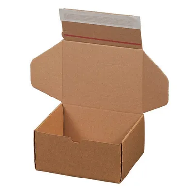 Produktbild von 20x Versandkarton 192x155x91mm MODULBOX 3 mit Selbstklebeverschluss & Aufreißfaden braun