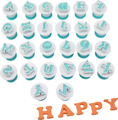 Produktbild von Cutter mit Kolbenalphabet Großbuchstaben