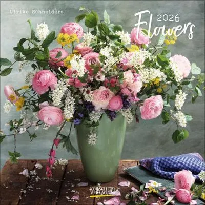 Zdjęcie produktu dla Kalendarz ścienny „Flowers 2026” w formacie: 30 x 30 cm