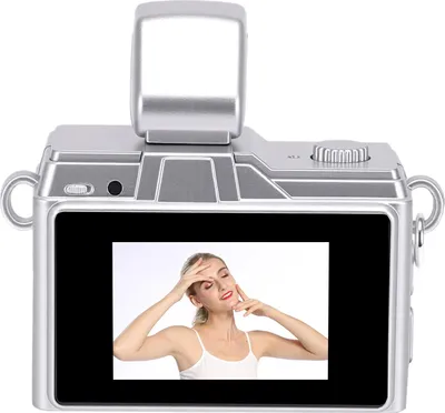Zdjęcie produktu dla Mała cyfrowa kamera do breloczka 1080P FHD 8MP Kamera wielkości kciuka do breloczka z kolorowym ekranem 0,96 cala Kartą pamięci 32 GB Oświetleniem LED Brązowa