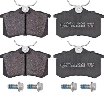 Produktbild von Bremsbelagsatz ohne Verschleißsensor 16,4 mm A.B.S. für u.a. SEAT LEON