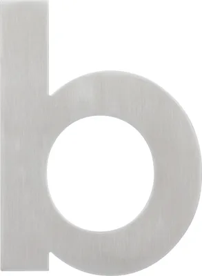 Produktbild von Alpertec Hausnummer Buchstabe B Edelstahl