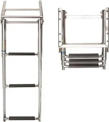 Immagine prodotto di VETUS staffa per scaletta da bagno a 3 gradini in acciaio inox 370-875mm | SLT3PA