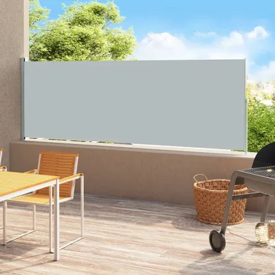 Obrázok produktu pre Maison Exclusive – bočná markíza s výsuvom 200 x 500 cm, sivá