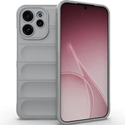 Produktbild von Handyhülle für Oppo Reno15 F Weich TPU Silikon Stossfest Anti-rutsch Hülle Grau